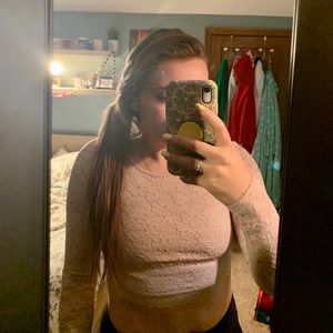 Lace crop top